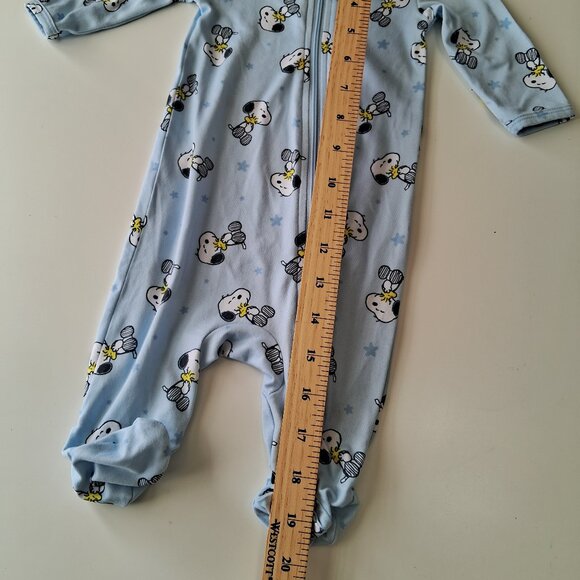 Set of 2 long-sleeved, foot-covered baby pyjamas, Peanuts License - Picture 10 of 15